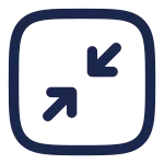 Minimize Square Minimalistic SVG Icon